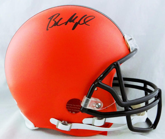 Baker Mayfield Signed Cleveland Browns F/S ProLine Helmet - Beckett W Auth *Blk