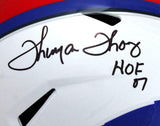 Thurman Thomas Autographed Buffalo Bills F/S Speed Helmet- JSA W Auth *Black