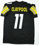 Chase Claypool Autographed Black Pro Style Jersey- Beckett W *Black *R1