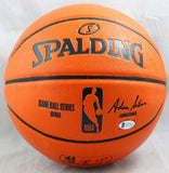 Allen Iverson Signed Official NBA Spalding Basketball - Beckett W Auth *Silver