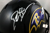 Deion Sanders Signed Baltimore Ravens F/S Speed Helmet - Beckett W Auth *Silver