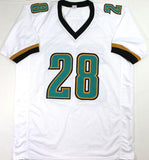 Fred Taylor Autographed White Pro Style Jersey - Beckett W Auth *2