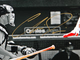 Chris Davis Autographed 16x20 B/W & Color Watching Hit Photo- JSA Authentica