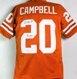 Earl Campbell Autographed Orange College Style Jersey w/ HT - Beckett W Auth *2