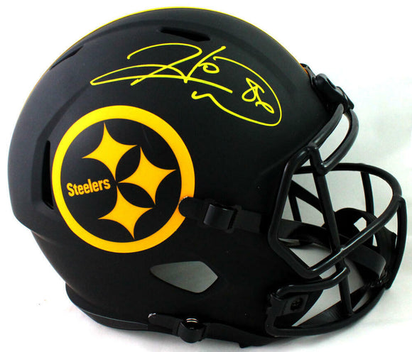 Hines Ward Autographed Steelers F/S Eclipse Speed Helmet - Beckett W *Yellow