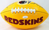 Mark Rypien Autographed Washington Yellow Logo Football w/ SB MVP - JSA W Auth