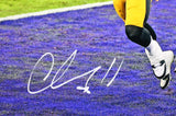 Chase Claypool Signed Steelers 16x20 FP TD Catch Photo - Beckett W Auth *White