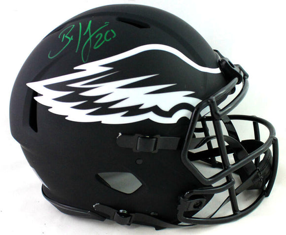 Brian Dawkins Autographed Eagles F/S Eclipse Speed Authentic Helmet - JSA W Auth