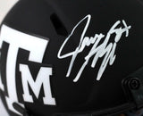 Jace Sternberger Autographed Texas A&M Eclipse Mini Helmet w/Gig Em - JSA W Auth