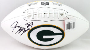 Jace Sternberger Autographed Green Bay Packers Logo Football - JSA W Auth *Black