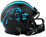 Robby Anderson Signed Carolina Panthers Eclipse Mini Helmet - Beckett W Auth