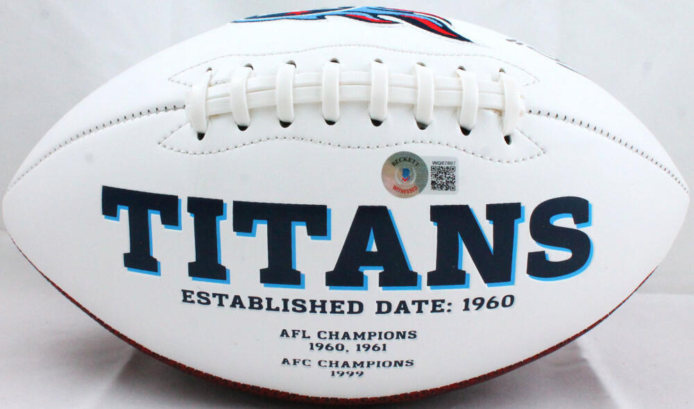 Autographed Tennessee Titans deals Ball