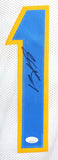 Keenan Allen Autographed White Pro Style Jersey - JSA W Auth *1