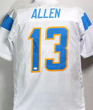 Keenan Allen Autographed White Pro Style Jersey - JSA W Auth *1