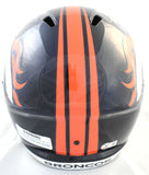 John Elway Autographed Denver Broncos F/S Speed Helmet - Beckett W Hologram