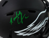 Randall Cunningham Signed Eagles Eclipse Mini Helmet - Beckett W Auth *Green