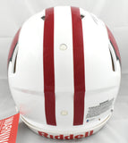 T.J. Watt Autographed Wisconsin F/S Speed Authentic Helmet - Beckett W