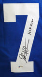 Steve Hutchinson Autographed Blue Pro Style Jersey With HOF- Beckett COA *7