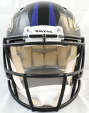 Ray Lewis Autographed Baltimore Ravens F/S Speed Authentic Helmet - Beckett W