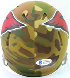 Kyler Murray Autographed Arizona Cardinals Camo Mini Helmet- Beckett W *White