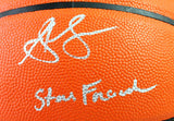 Steve Francis Autographed NBA Basketball w/ Inscription- Beckett W *Silver