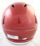 Adrian Peterson Autographed Oklahoma Sooners F/S Speed Helmet - Beckett W