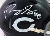 Roquan Smith Signed Chicago Bears 60s Classic Speed Mini Helmet- Beckett Wit *W