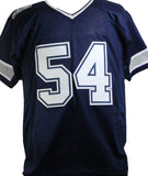 Jaylon Smith Autographed Blue Pro Style Jersey- Beckett W *Black