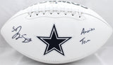 Jaylon Smith Autographed Dallas Cowboys Logo Football w/ AT- Beckett W *Black