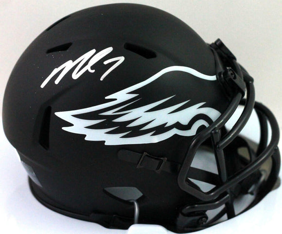 Michael Vick Autographed Eagles Eclipse Speed Mini Helmet- JSA W Auth *Silver