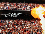 Arian Foster Autographed 16x20 Bow Near Fire Photo- JSA W Authenticated