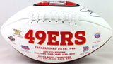 Jeff Garcia Autographed San Francisco 49ers Logo Football- Beckett W Authenticat