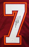 Michael Vick Autographed College Style Jersey - JSA W Auth *7