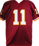 Alex Smith Autographed Maroon Pro Style Jersey- Beckett W *Black R1