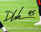 Devin White Autographed Tampa Bay Bucs 16x20 Taunt Photo- Beckett W Auth *Black