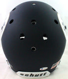 Ian Book Autographed F/S ND Navy Schutt Authentic Helmet- Beckett W *White