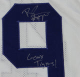 Barkevious Mingo Autographed Geaux Tigers White College Style Jersey- JSA Auth