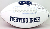 Jeremiah Owusu-Koramoah Autographed Notre Dame Logo Football w/ Insc- Prova