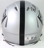 Bryan Edwards Signed Raiders Speed Mini Helmet w/ Viva Las Vegas-Beckett W *Blk