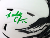 Randall Cunningham Autographed Eagles Lunar Speed Mini Helmet-Beckett W Hologram