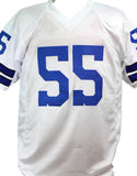 Lee Roy Jordan Autographed White Pro Style Jersey W/ SB VI Champs- Beckett W*Sil