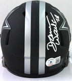 Darren Woodson Autographed Dallas Eclipse Mini Helmet w/ 3x SB- Beckett W *Black