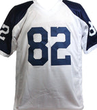 Jason Witten Autographed White/ Blue Pro Style Jersey-Beckett W Hologram *Silver