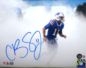 Cole Beasley Autographed Buffalo Bills 8x10 Tunnel HM Photo- Beckett W *Blue