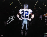 Emmitt Smith Autographed Cowboys Back Tunnel 16x20 HM Photo-Beckett W Holo*White