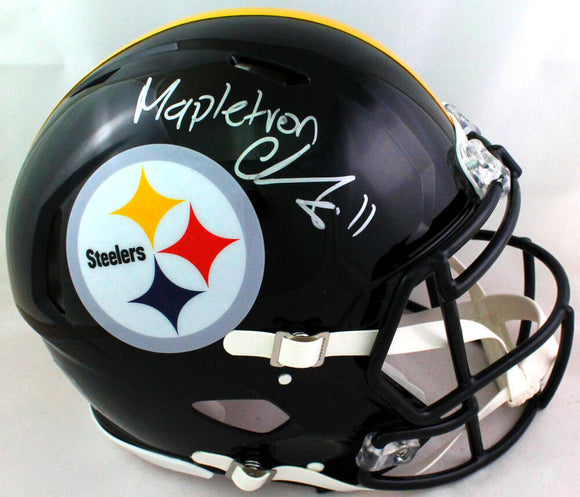 Chase Claypool Signed Steelers F/S Speed Authentic Helmet w/ Insc- Beckett W*Sil