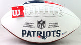 Wes Welker Autographed NE Patriots Wilson Logo Football- Beckett W *Black