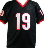 Hines Ward Autographed Black College Style Jersey- Beckett W *Black