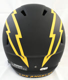 Austin Ekeler Autographed Chargers F/S Eclipse Speed Helmet - Beckett W Holo