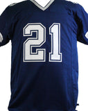 Ezekiel Elliott Autographed Blue Pro Style Jersey-Beckett W Hologram *Black